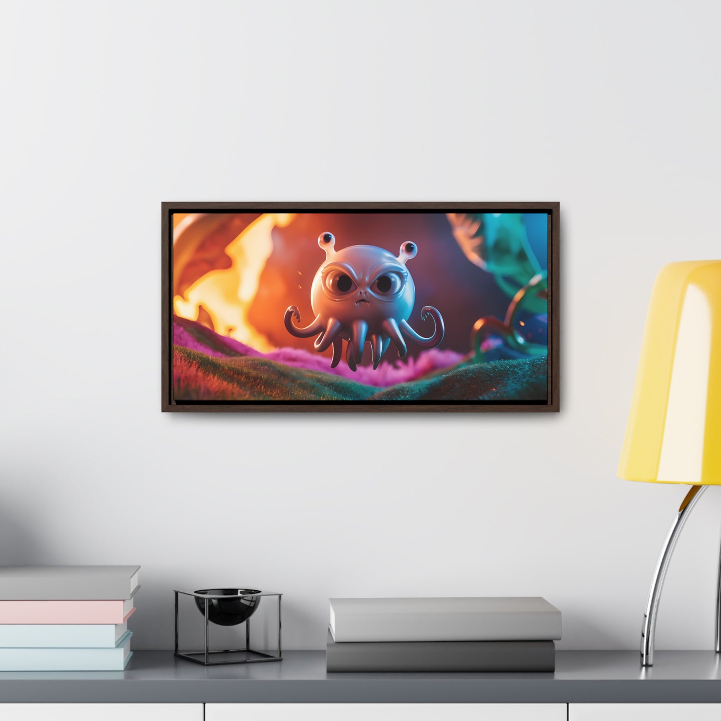 Wrath of the Alien Cephalopod - Gallery Canvas Wraps, Horizontal Frame