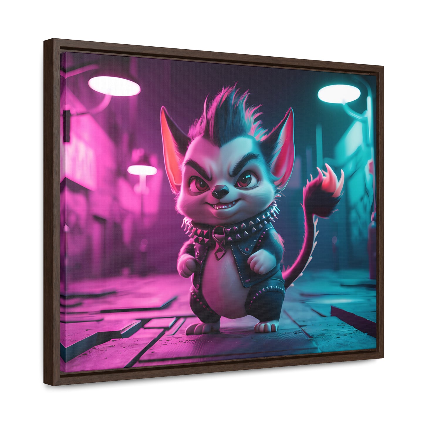 Punk Alley Prowler - Gallery Canvas Wraps, Horizontal Frame