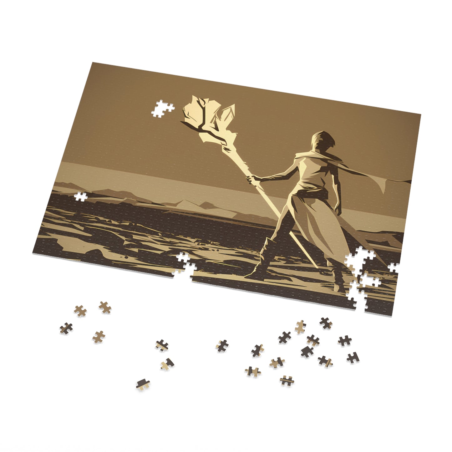 Wanderer of the Desert Twilight - Jigsaw Puzzle (30, 110, 252, 500,1000-Piece)