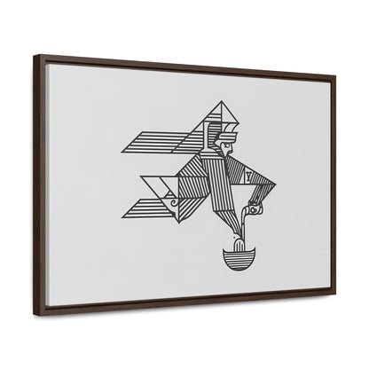 "The Water Bearer" - Gallery Canvas Wraps, Horizontal Frame