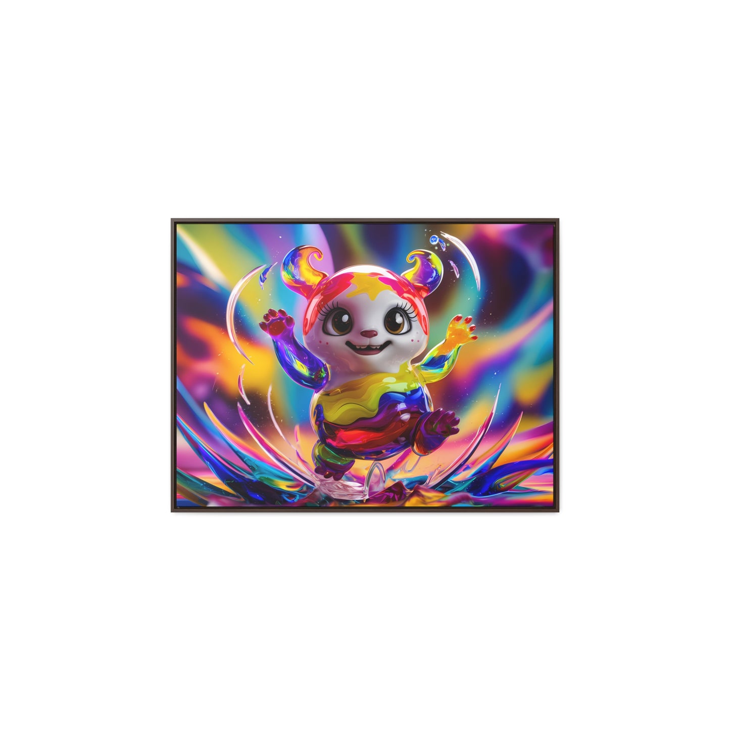 Splash of Joy - Gallery Canvas Wraps, Horizontal Frame
