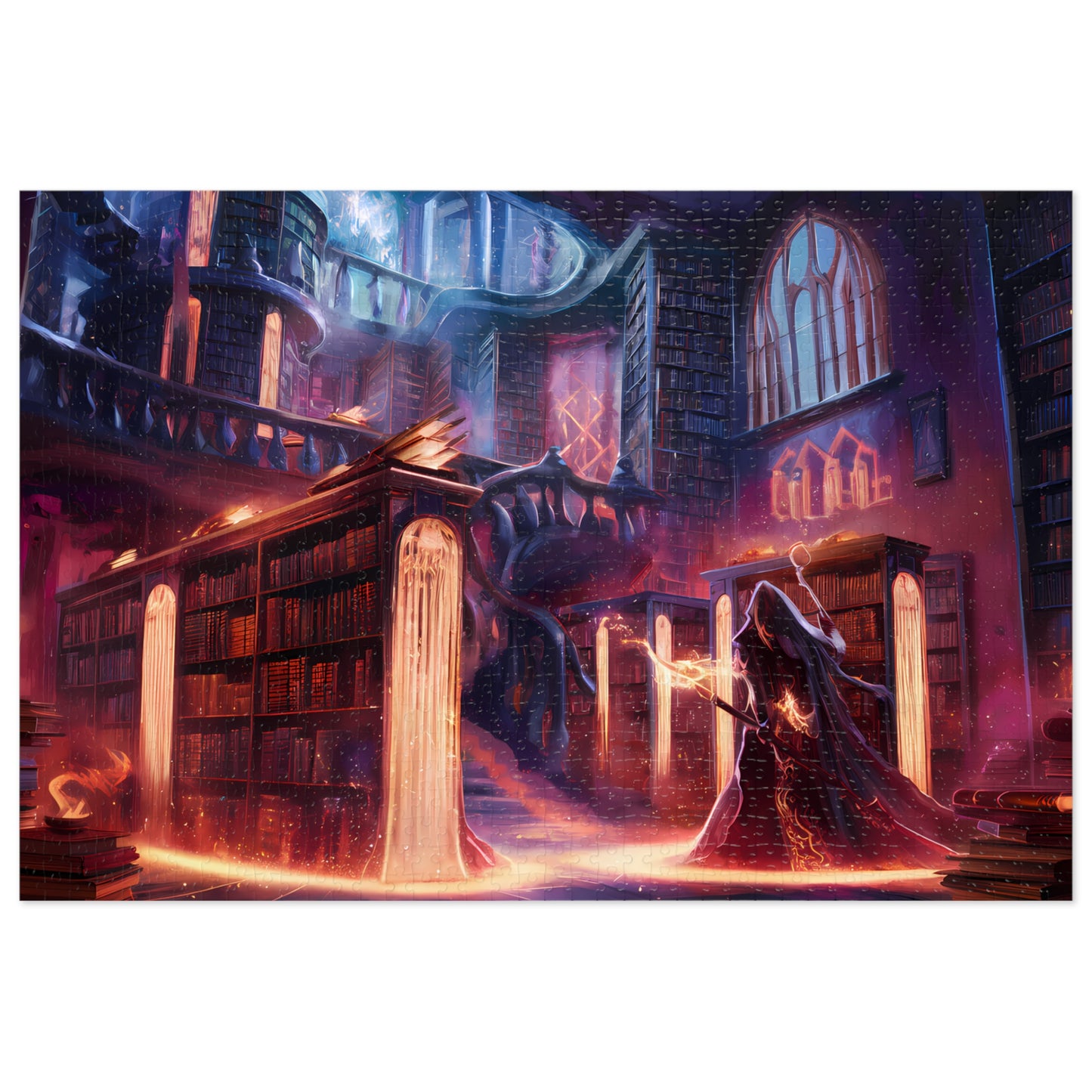 Arcane Library of the Eternal Flame - Jigsaw Puzzle (30, 110, 252, 500,1000-Piece)