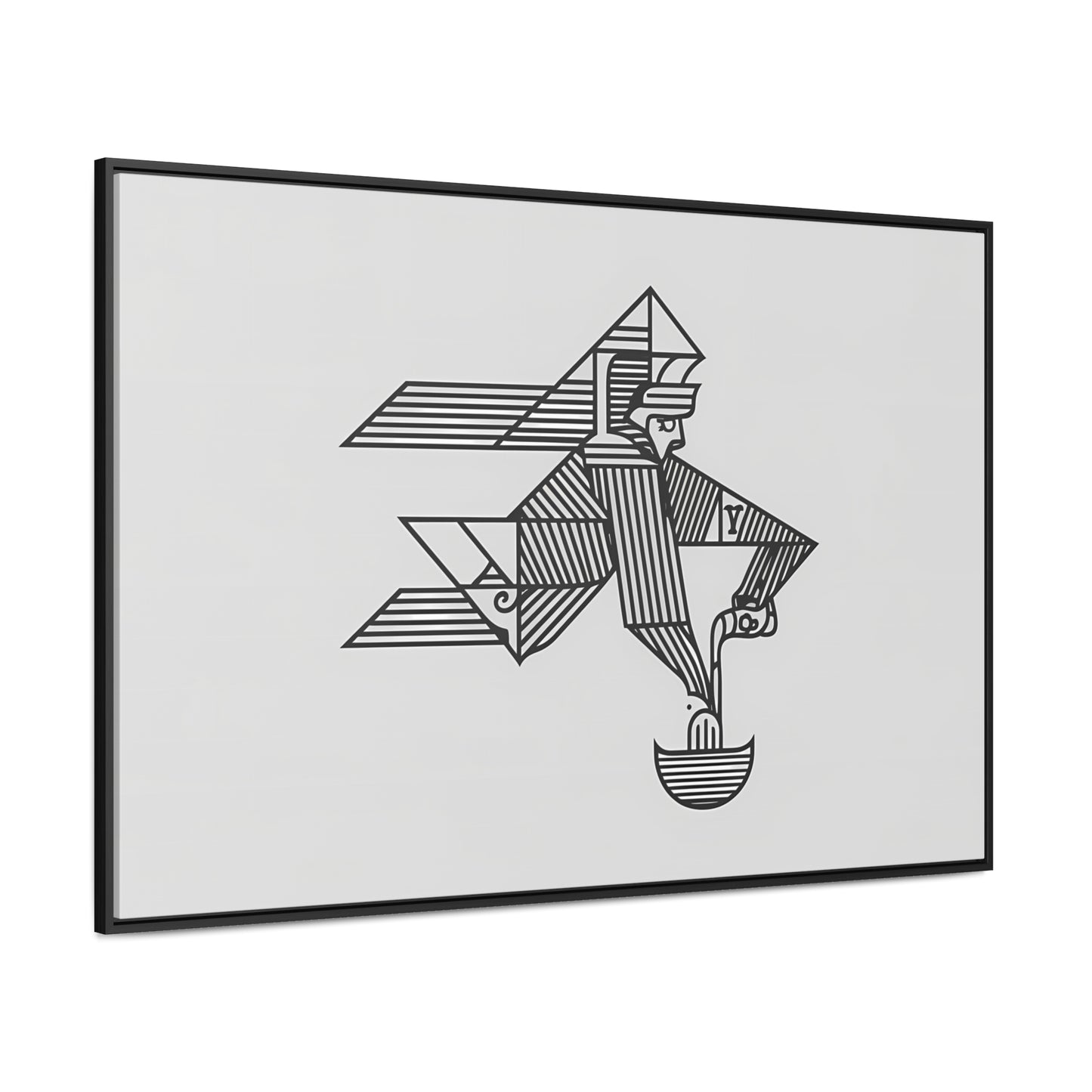 "The Water Bearer" - Gallery Canvas Wraps, Horizontal Frame