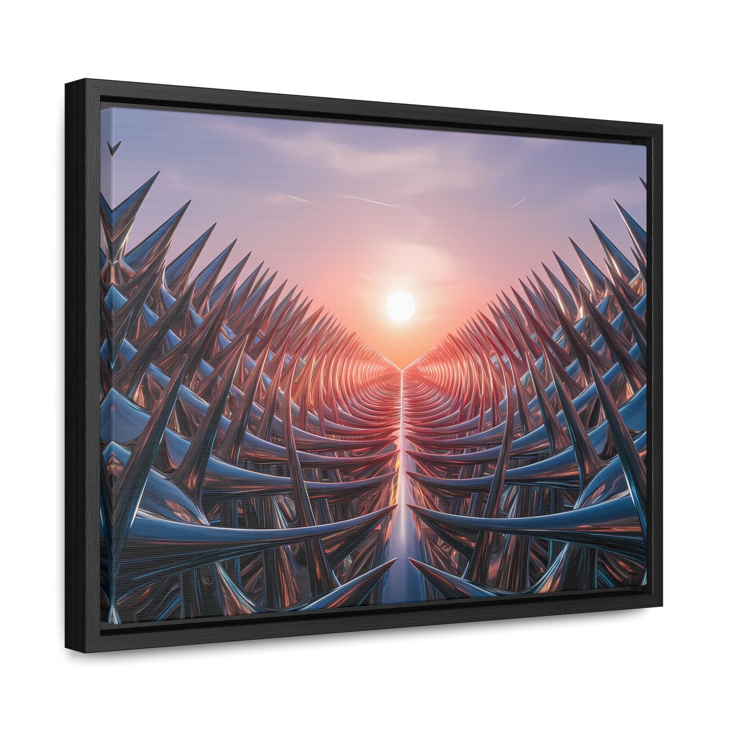 Path of Thorns at Sunrise - Gallery Canvas Wraps, Horizontal Frame