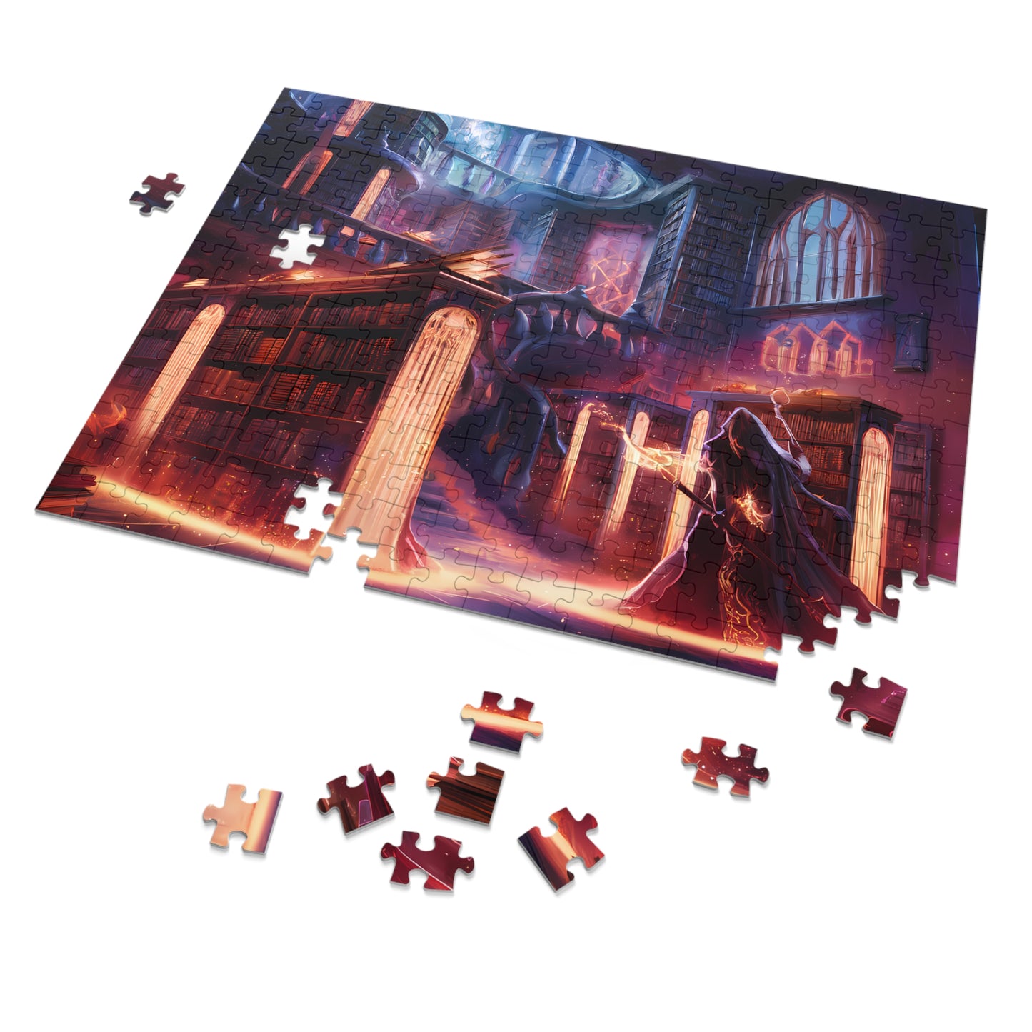 Arcane Library of the Eternal Flame - Jigsaw Puzzle (30, 110, 252, 500,1000-Piece)
