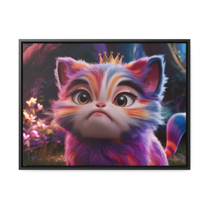 Regal Whiskers in the Enchanted Forest - Gallery Canvas Wraps, Horizontal Frame