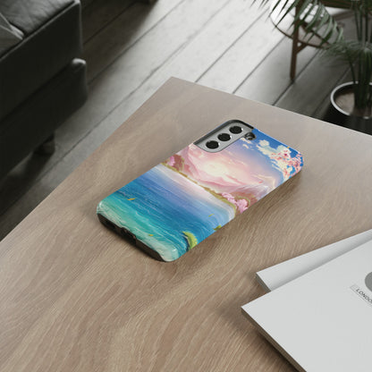 Serene Lake and Mountains - Smartphone Tough Cases