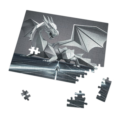 The Cyber Dragon's Challenge - Jigsaw Puzzle (30, 110, 252, 500,1000-Piece)