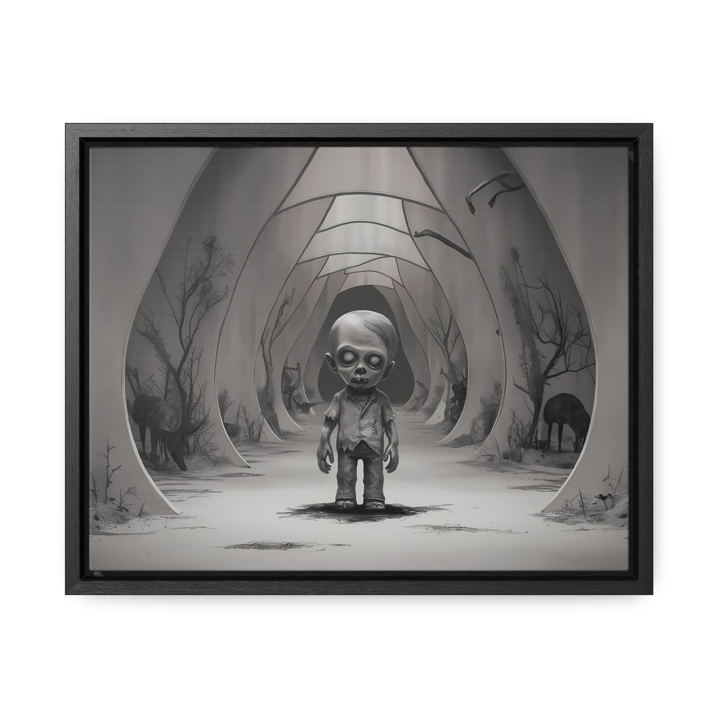 "Echoes of the Forgotten" - Gallery Canvas Wraps, Horizontal Frame
