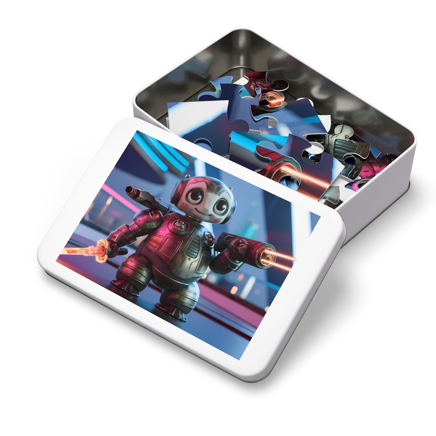 Galactic Guardian Bot - Jigsaw Puzzle (30, 110, 252, 500,1000-Piece)
