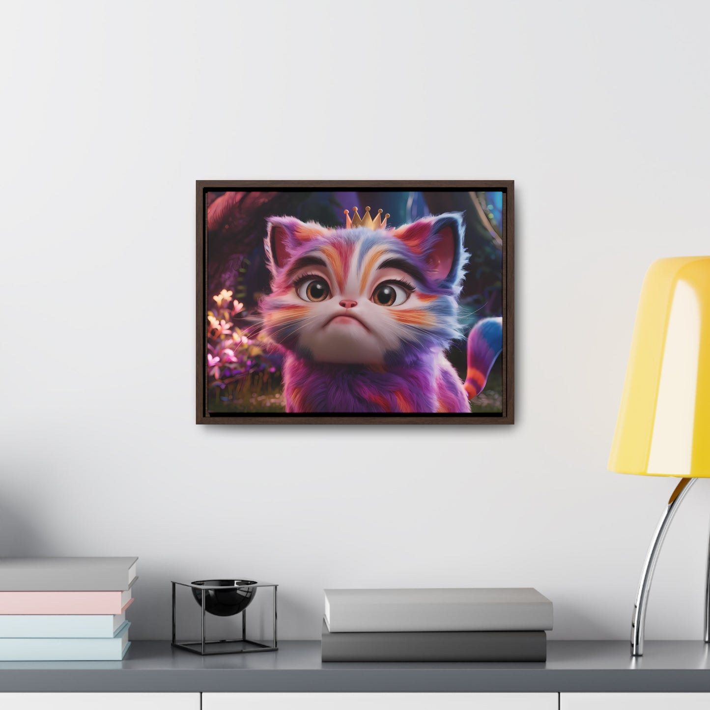 Regal Whiskers in the Enchanted Forest - Gallery Canvas Wraps, Horizontal Frame