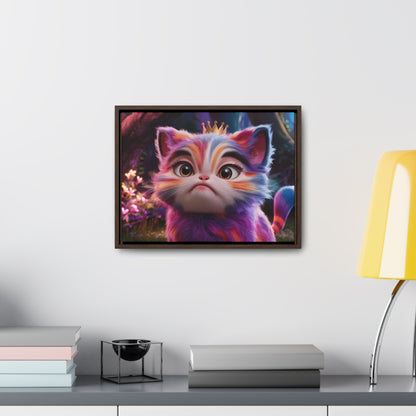 Regal Whiskers in the Enchanted Forest - Gallery Canvas Wraps, Horizontal Frame