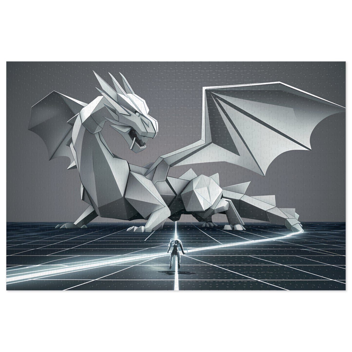 The Cyber Dragon's Challenge - Jigsaw Puzzle (30, 110, 252, 500,1000-Piece)