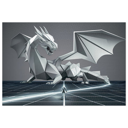 The Cyber Dragon's Challenge - Jigsaw Puzzle (30, 110, 252, 500,1000-Piece)