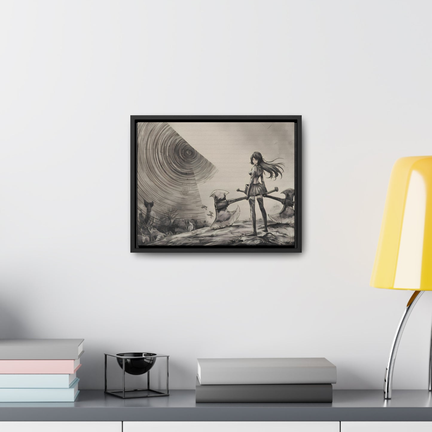 Echoes of the Abyss - Gallery Canvas Wraps, Horizontal Frame