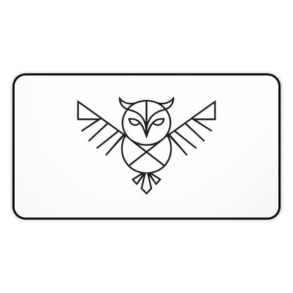 Symmetric Owl Guardian - Desk Mat