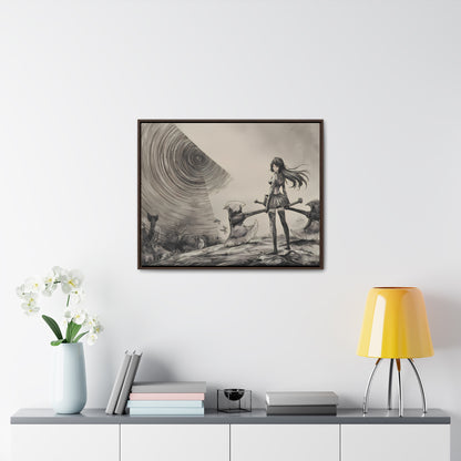 Echoes of the Abyss - Gallery Canvas Wraps, Horizontal Frame