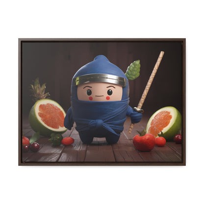 Ninja Fruit Guardian - Gallery Canvas Wraps, Horizontal Frame