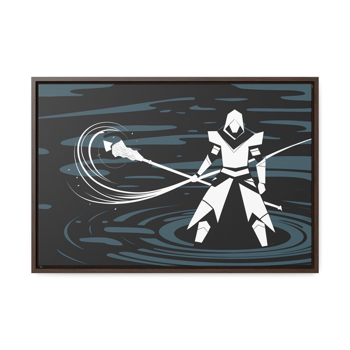 "Guardian of the Abyss" - Gallery Canvas Wraps, Horizontal Frame
