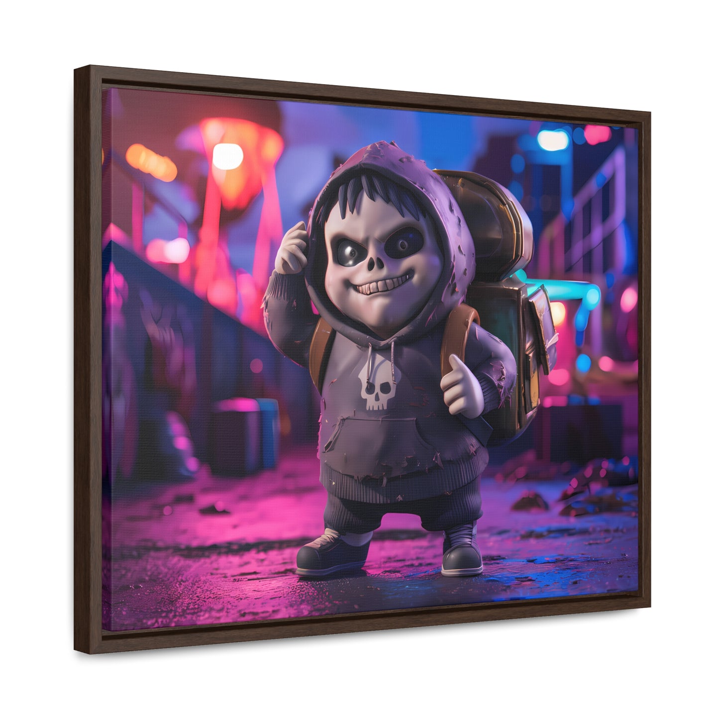 Midnight Mischief - Gallery Canvas Wraps, Horizontal Frame