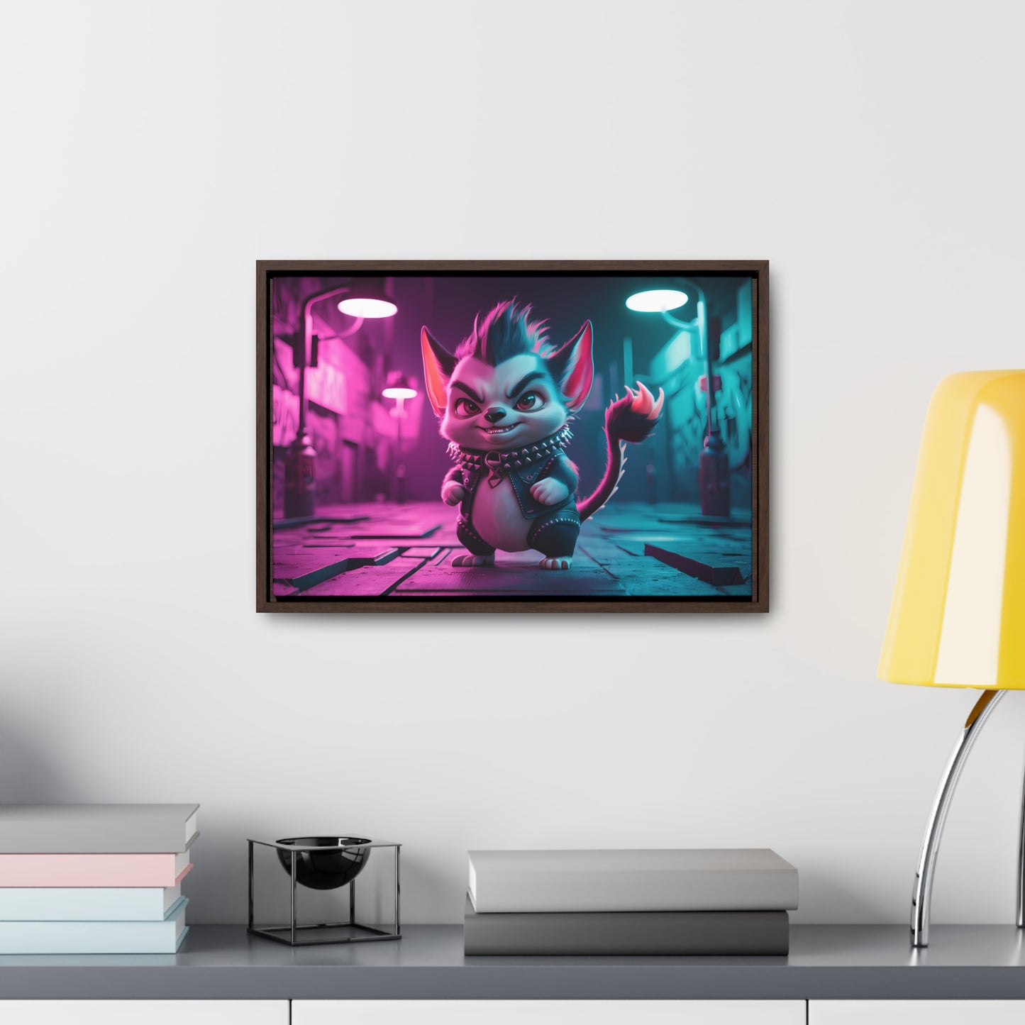 Punk Alley Prowler - Gallery Canvas Wraps, Horizontal Frame