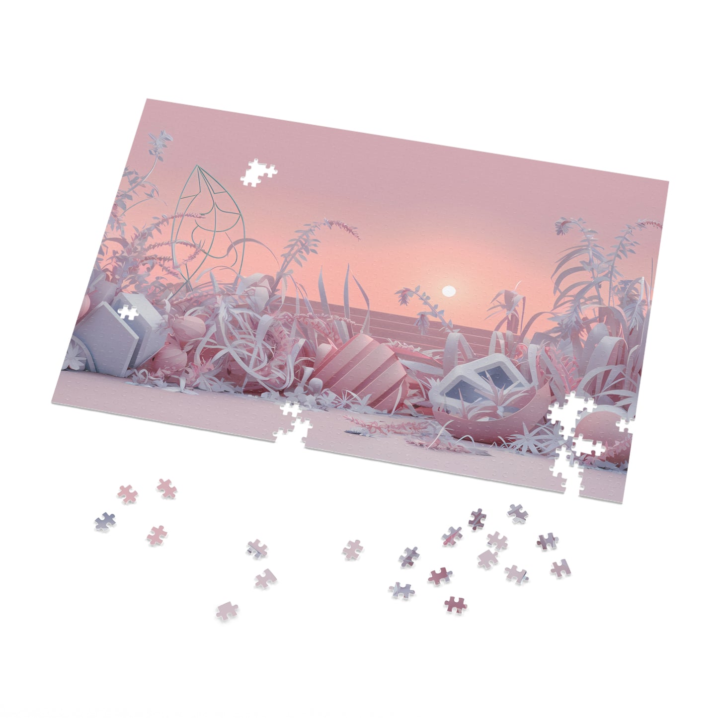 Ephemeral Garden at Dusk - Jigsaw Puzzle (30, 110, 252, 500,1000-Piece)