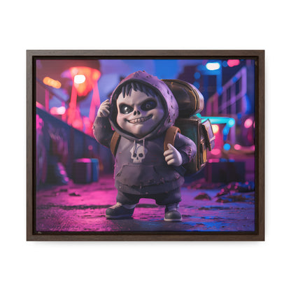 Midnight Mischief - Gallery Canvas Wraps, Horizontal Frame
