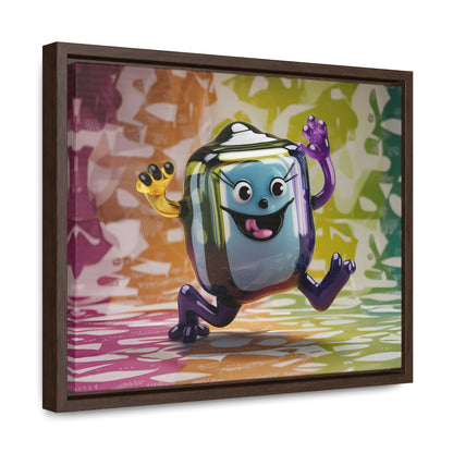 Bubbly Joy in Glass Form - Gallery Canvas Wraps, Horizontal Frame