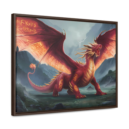 The Inferno Guardian - Gallery Canvas Wraps, Horizontal Frame