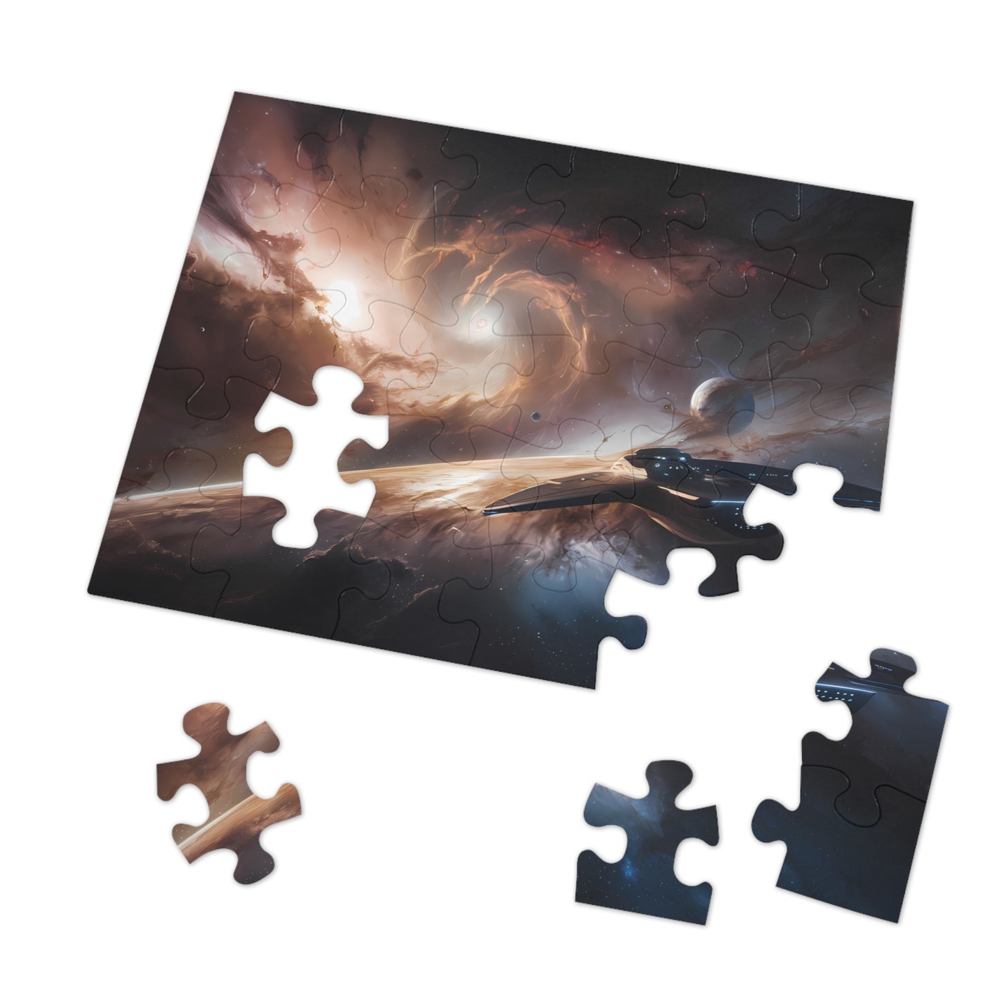 "Voyage Through the Cosmic Maelstrom" - Jigsaw Puzzle (30, 110, 252, 500,1000-Piece)
