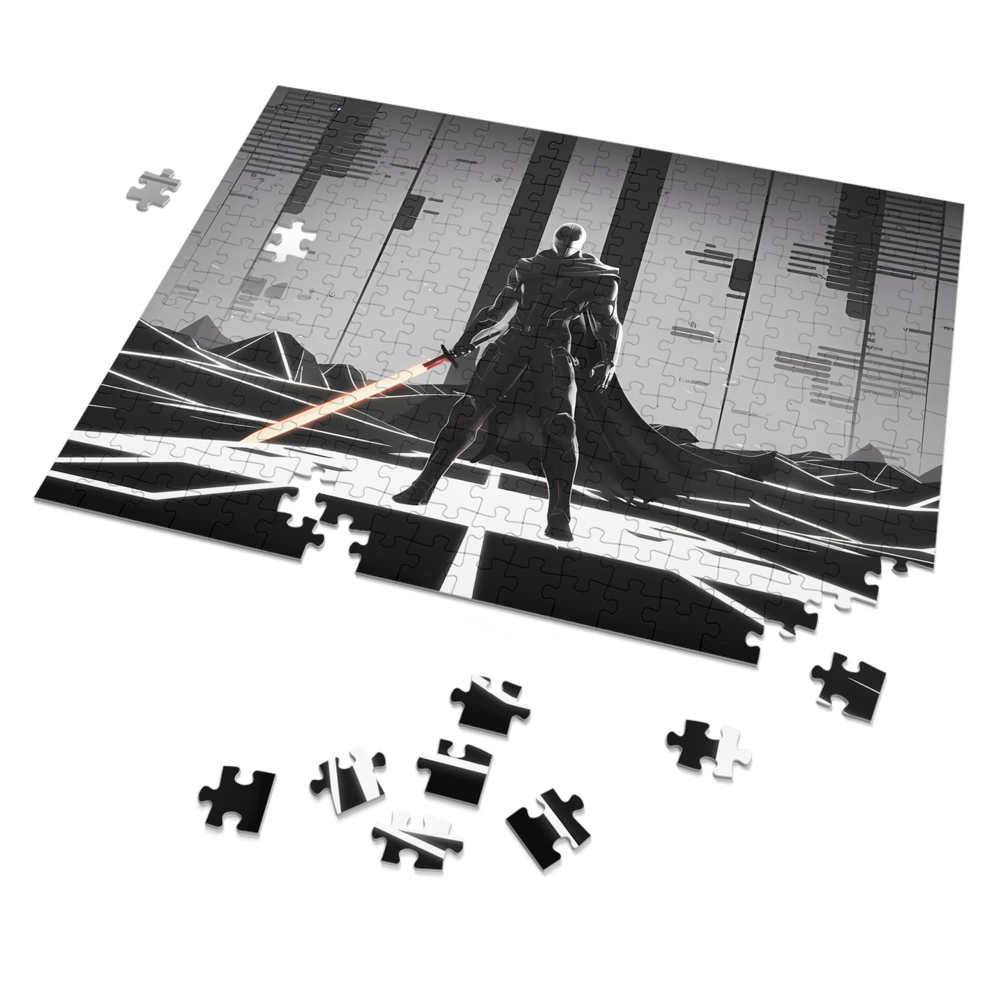 The Shadowblade Sentinel - Jigsaw Puzzle (30, 110, 252, 500,1000-Piece)