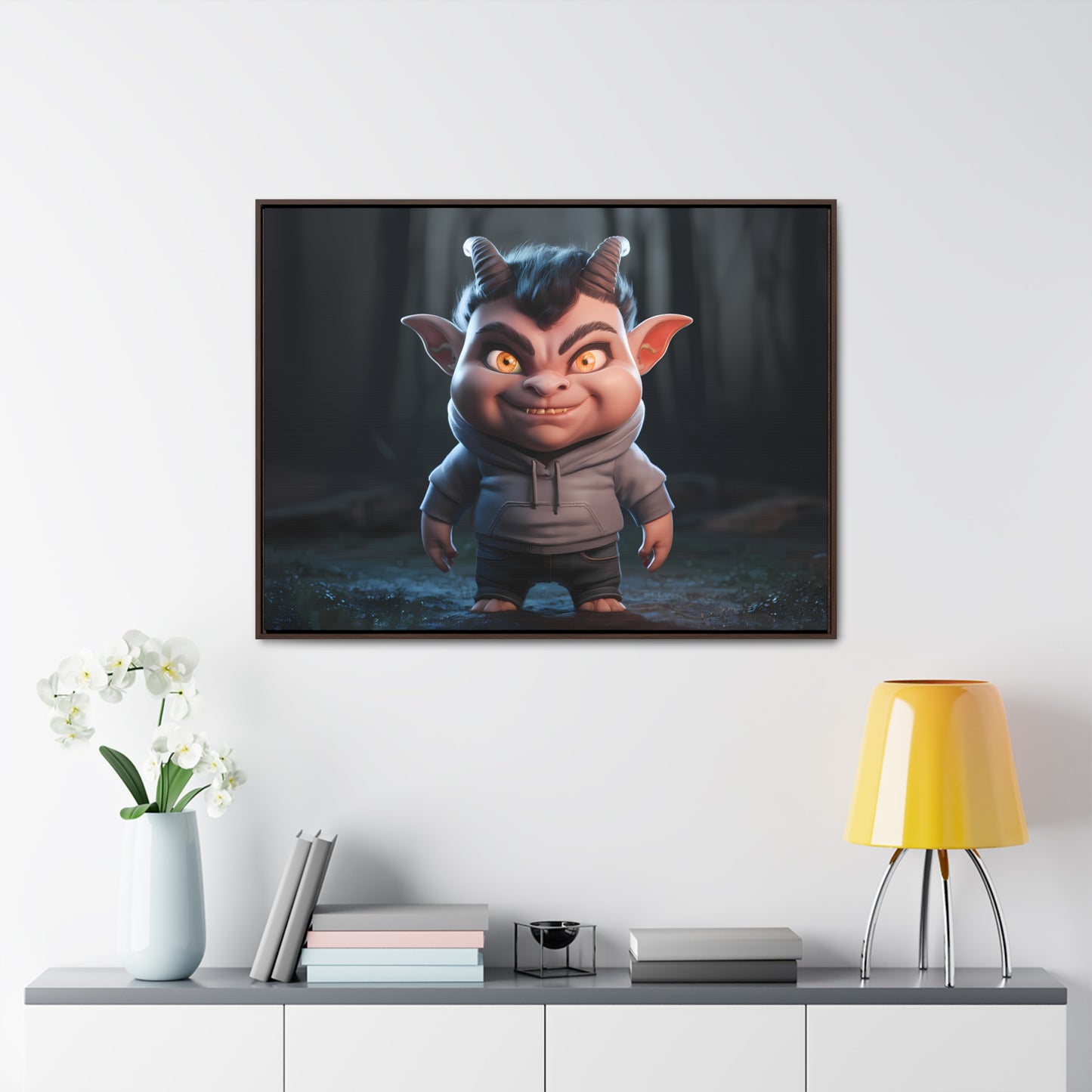 "Forest Mischief" - Gallery Canvas Wraps, Horizontal Frame