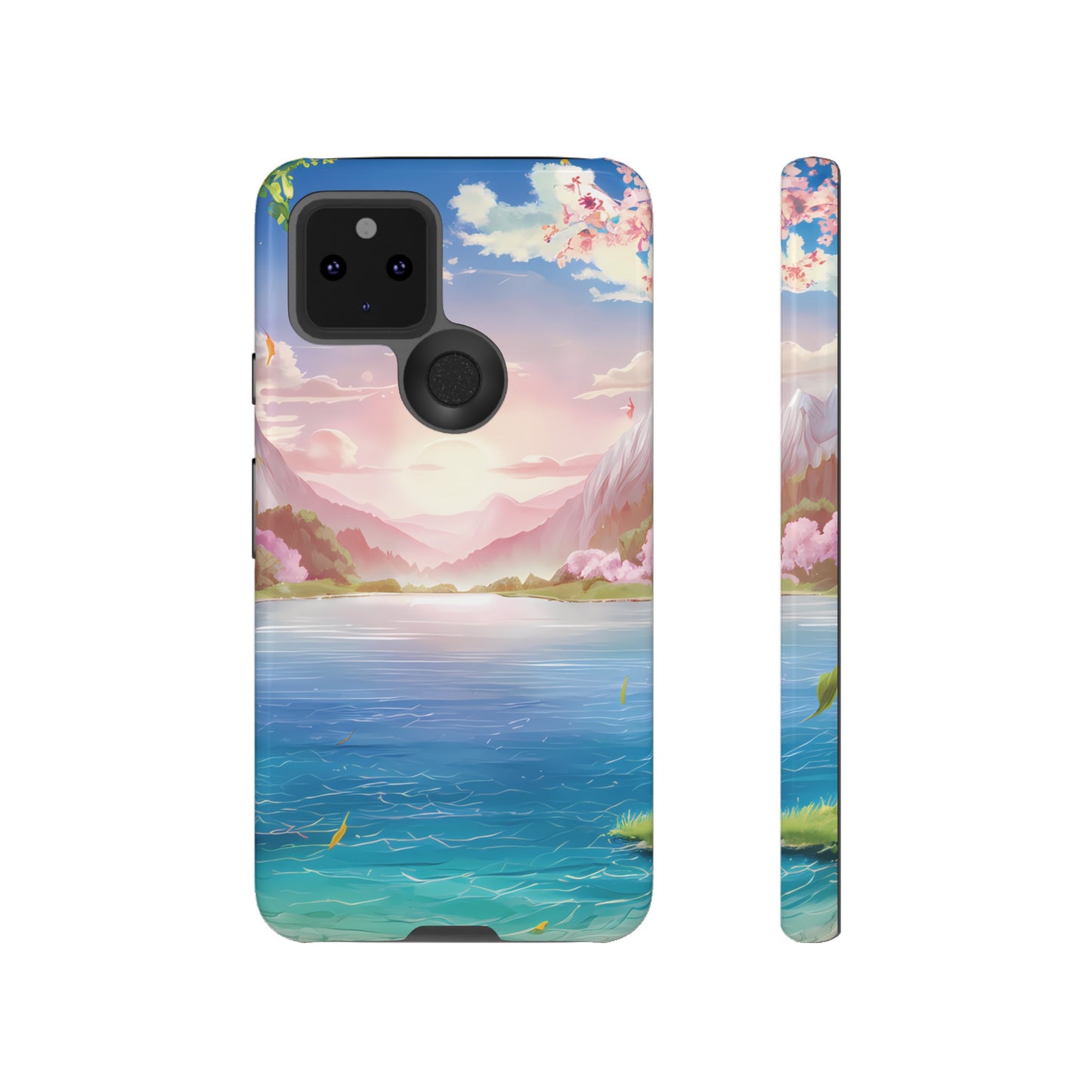 Serene Lake and Mountains - Smartphone Tough Cases