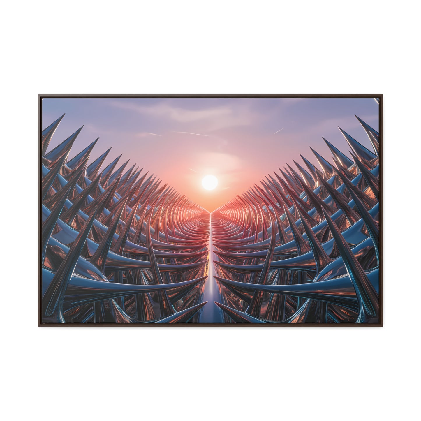 Path of Thorns at Sunrise - Gallery Canvas Wraps, Horizontal Frame