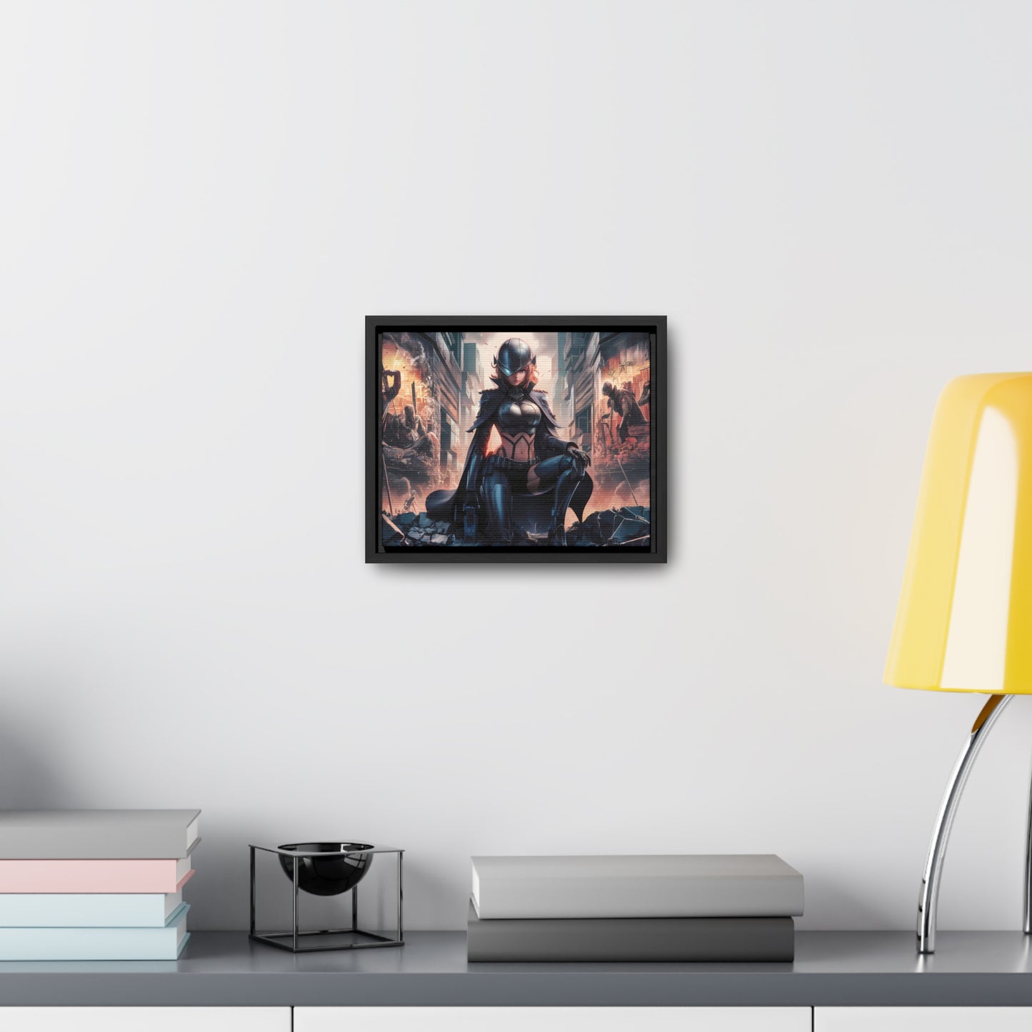 "Shadow of the Resistance" - Gallery Canvas Wraps, Horizontal Frame