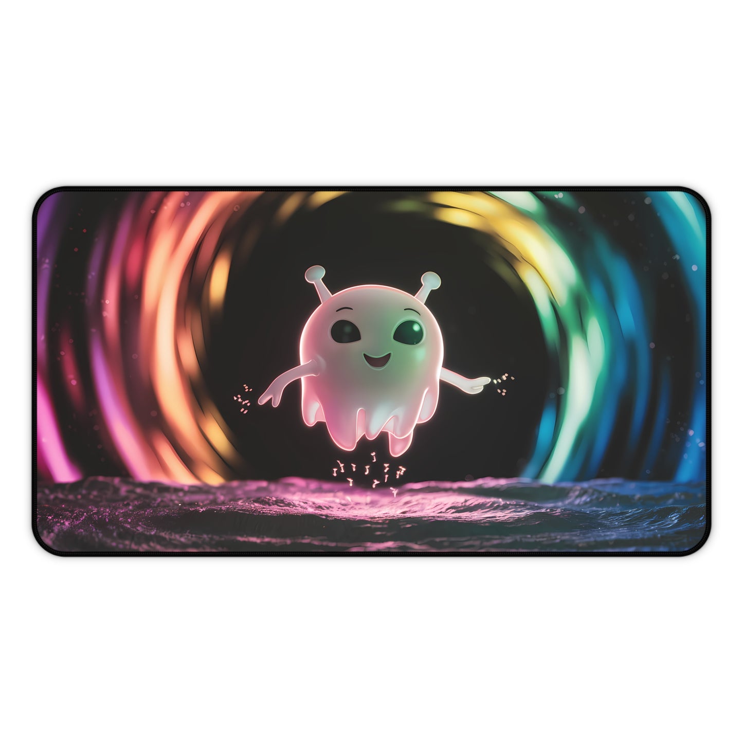 Cosmic Jelly's Joyful Journey - Desk Mat