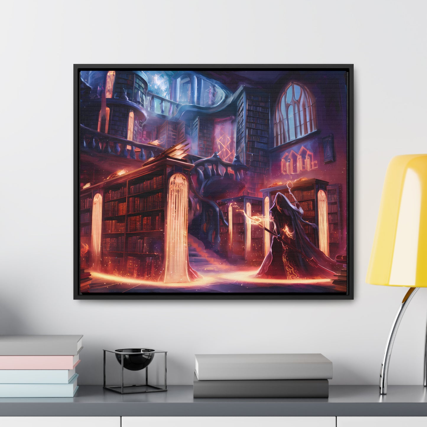 The Arcane Library of Eternal Knowledge - Gallery Canvas Wraps, Horizontal Frame