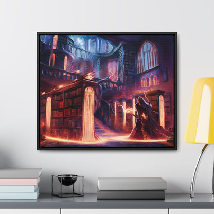 The Arcane Library of Eternal Knowledge - Gallery Canvas Wraps, Horizontal Frame