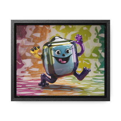 Bubbly Joy in Glass Form - Gallery Canvas Wraps, Horizontal Frame