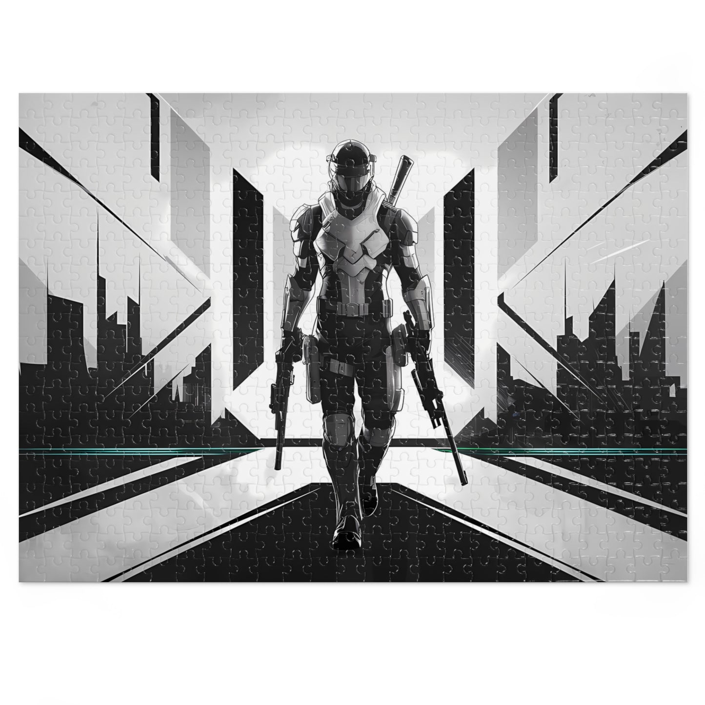 Guardian of the Neon City - Jigsaw Puzzle (30, 110, 252, 500,1000-Piece)