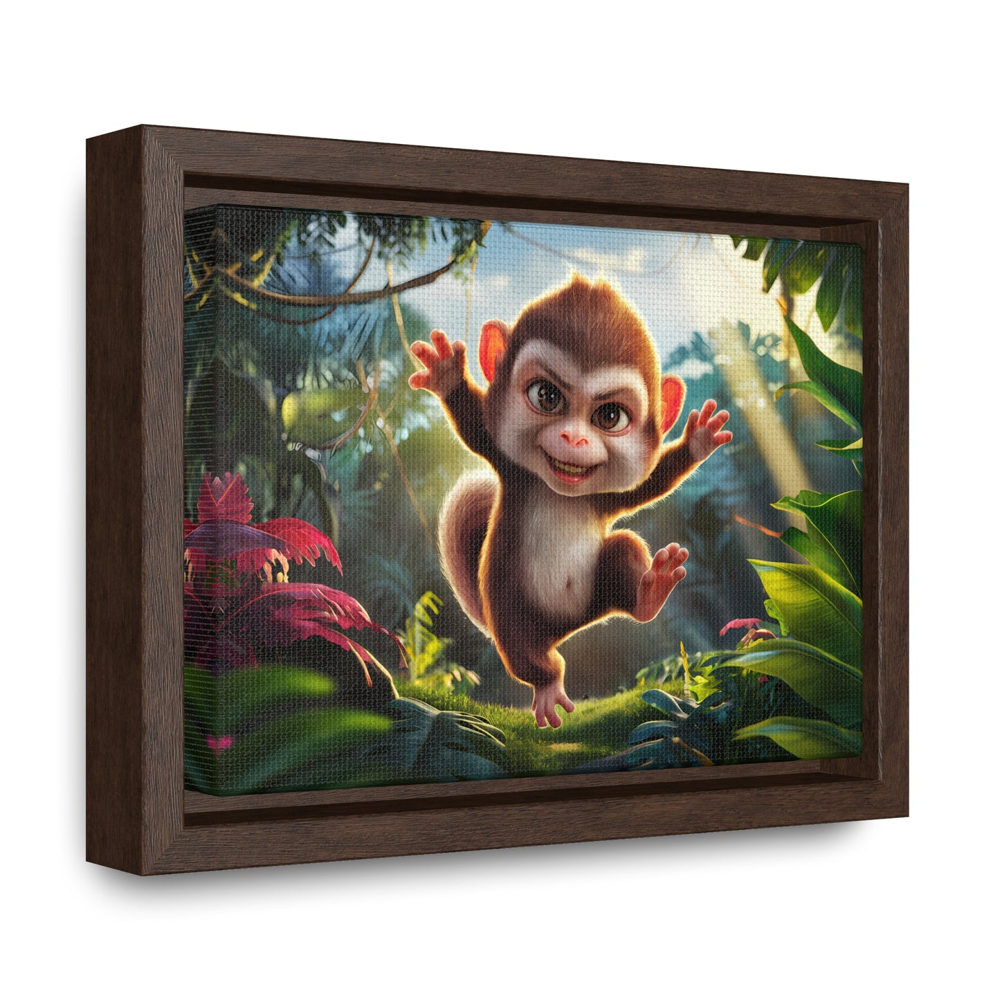 Jungle Joy - Gallery Canvas Wraps, Horizontal Frame