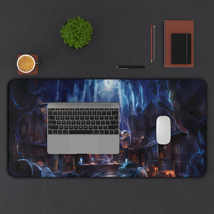 Sanctuary of the Eternal Library - Desk Mat