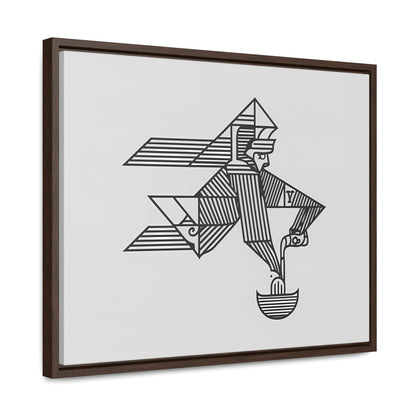 "The Water Bearer" - Gallery Canvas Wraps, Horizontal Frame
