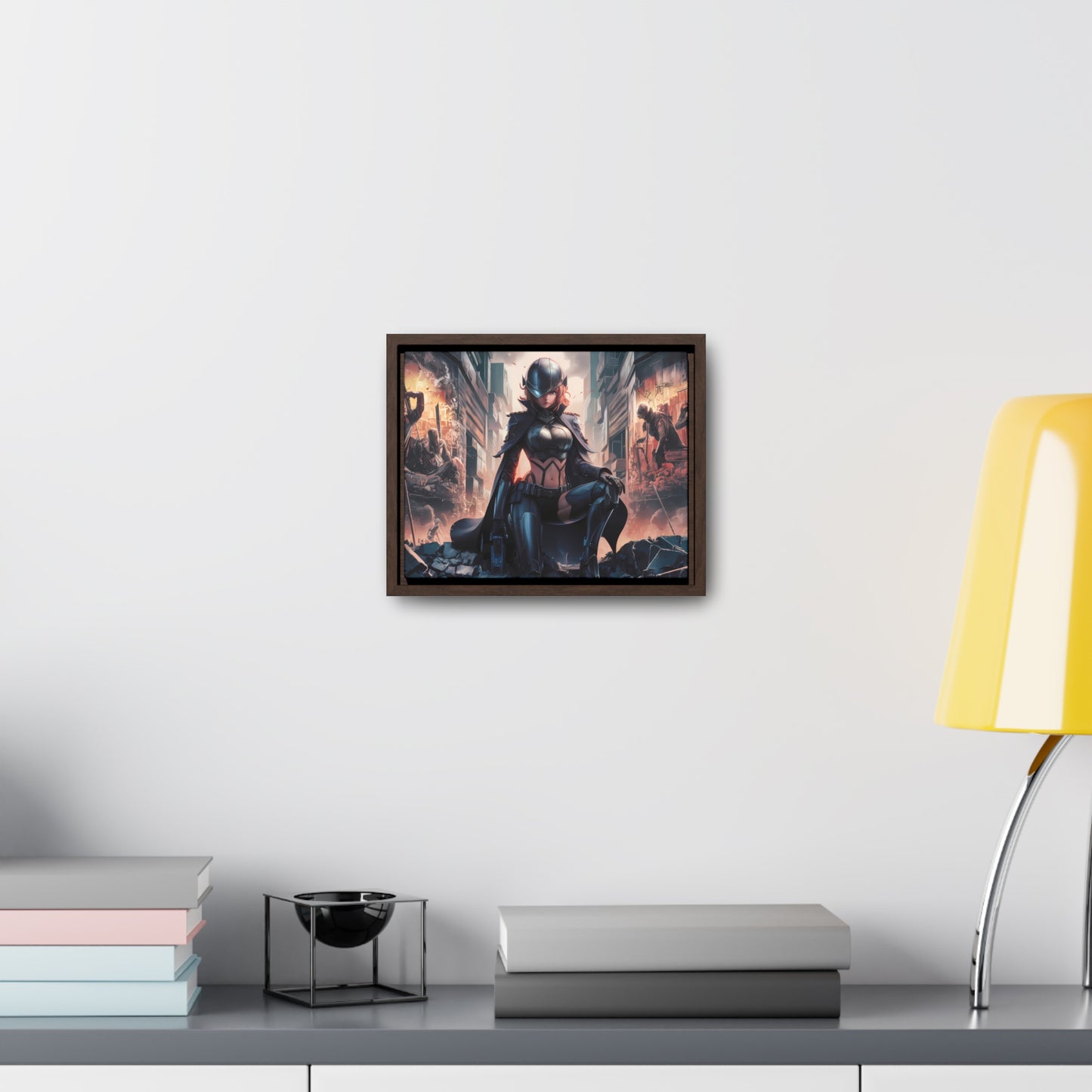 "Shadow of the Resistance" - Gallery Canvas Wraps, Horizontal Frame