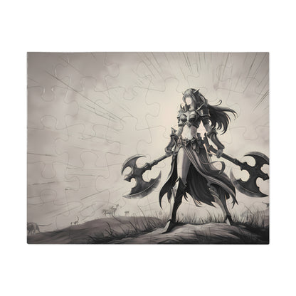 Warrior of the Silent Plains - Jigsaw Puzzle (30, 110, 252, 500,1000-Piece)