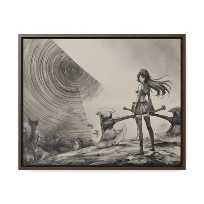 Echoes of the Abyss - Gallery Canvas Wraps, Horizontal Frame