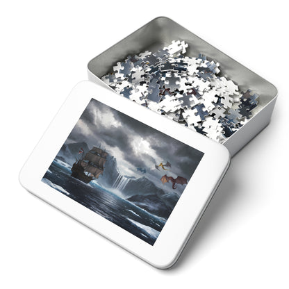 Dragons Over Frozen Seas - Jigsaw Puzzle (30, 110, 252, 500,1000-Piece)