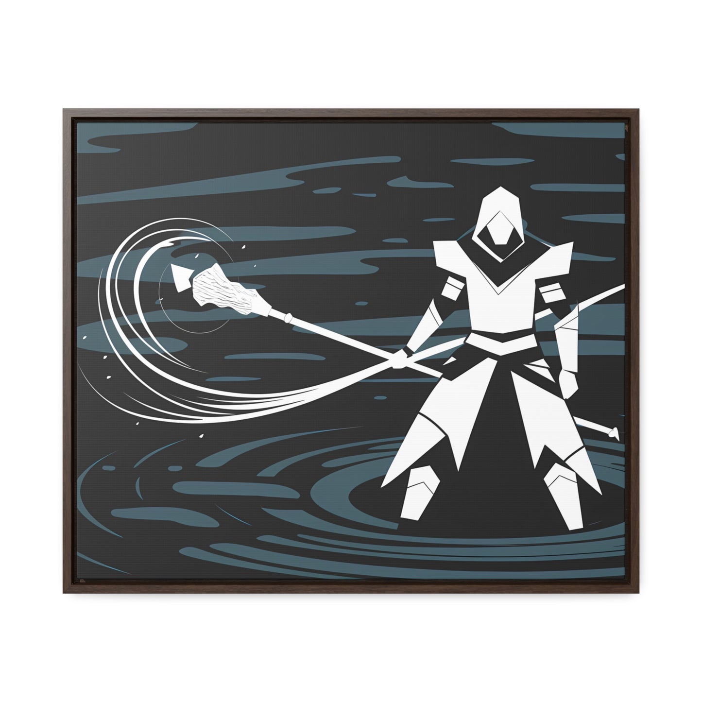 "Guardian of the Abyss" - Gallery Canvas Wraps, Horizontal Frame
