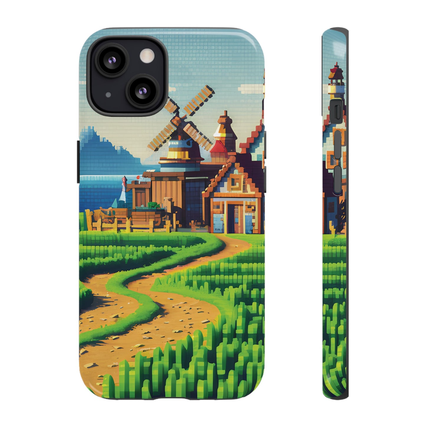 Pixel farming Village - Smartphone Tough Cases