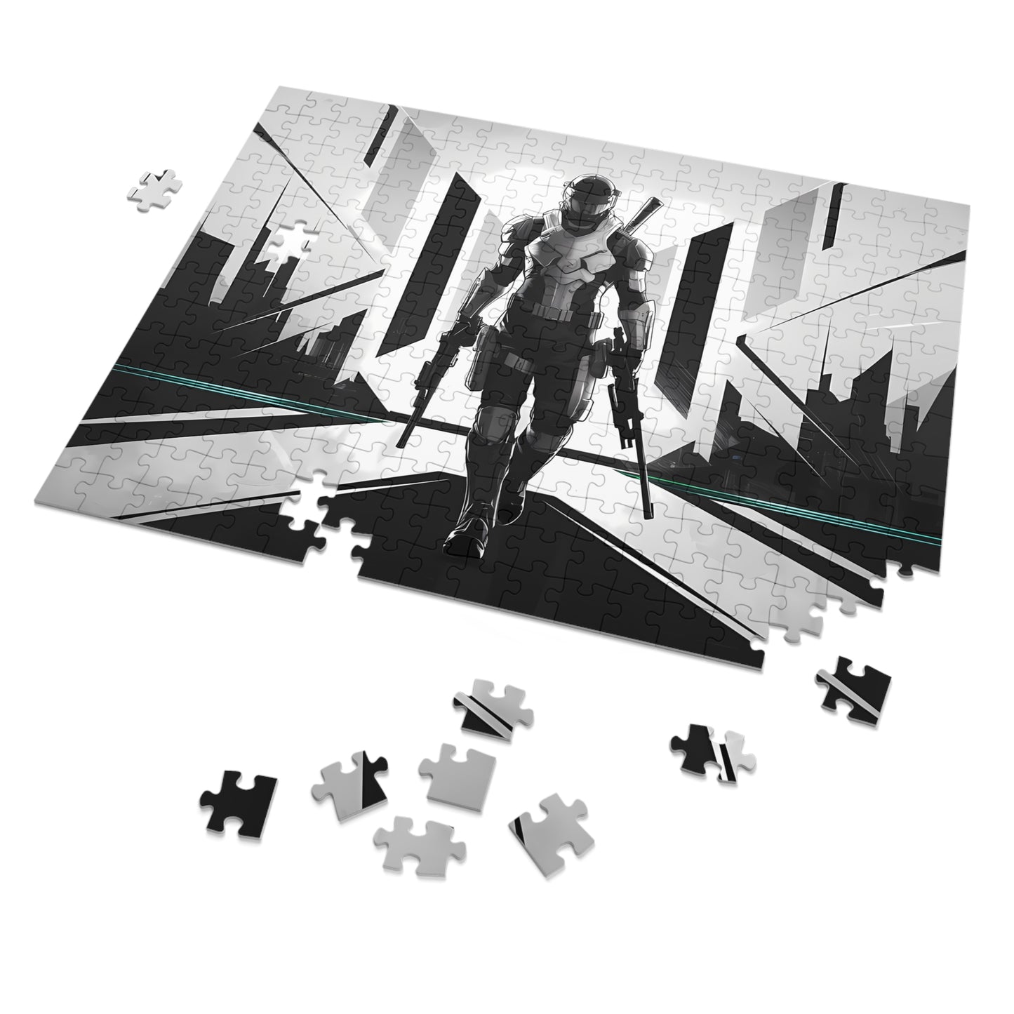Guardian of the Neon City - Jigsaw Puzzle (30, 110, 252, 500,1000-Piece)